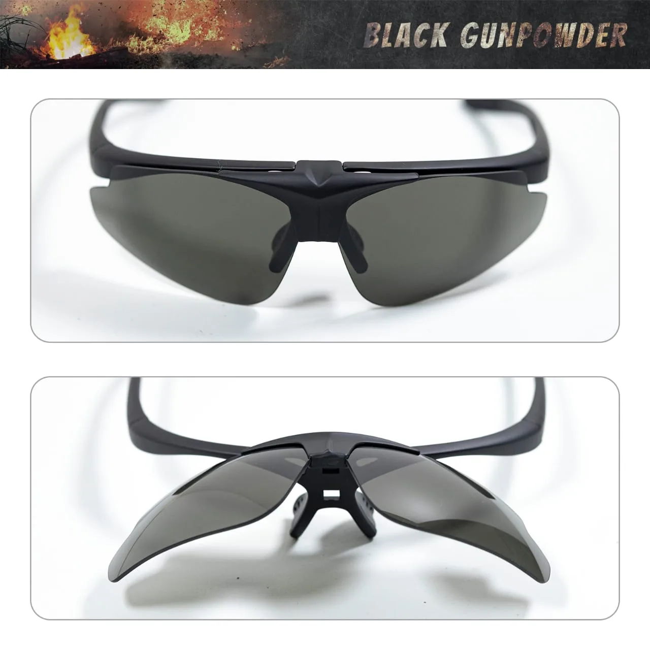 Gafas de Sol Desmontables Tacticas